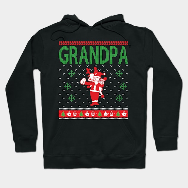 Grandpa claus Hoodie by MZeeDesigns